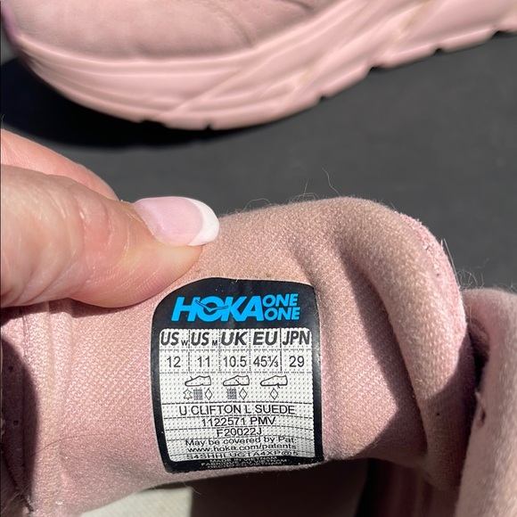Hoka one on onePink Athletic Sneakers with Textured Fabric - Picture 6 of 7